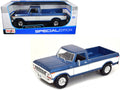Maisto 1:18 1979 Ford F-150 Ranger Pickup Blue Metallic/Cream — product image 1