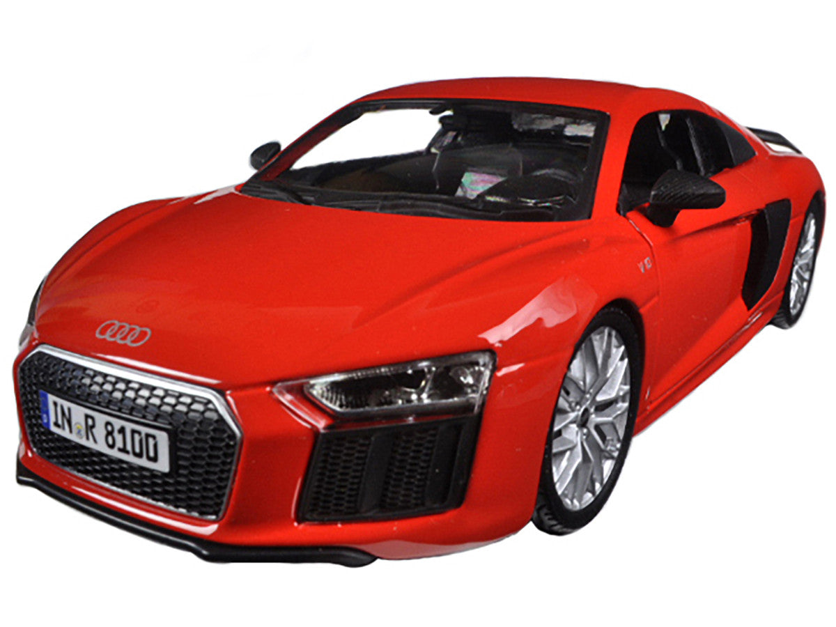 Audi R8 V10 Plus Red Special Edition 1/24 Diecast Model Car by Maisto-1