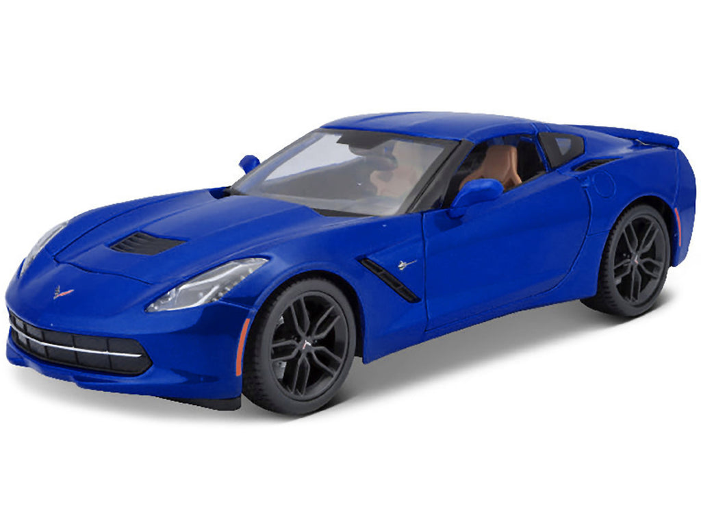 Maisto 1:18 2014 Chevrolet Corvette Stingray C7 Z51 Blue Metallic — product image 2
