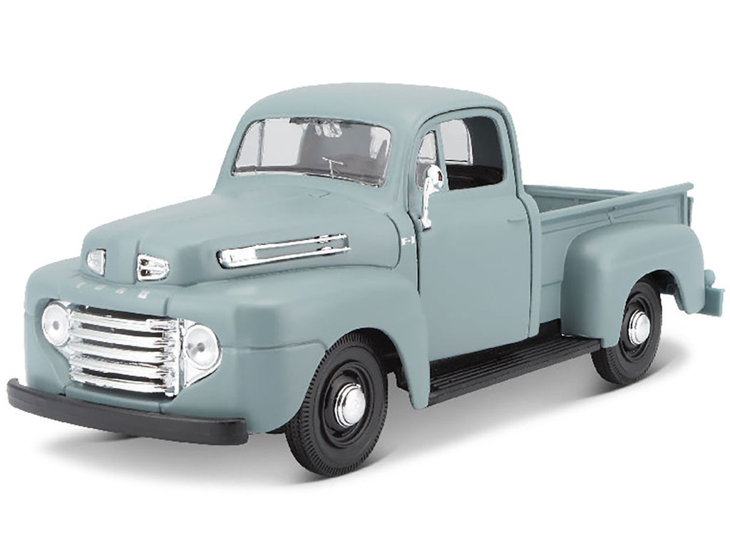 1948 Ford F-1 Pickup Truck Gray 1/25 Diecast Model by Maisto-1