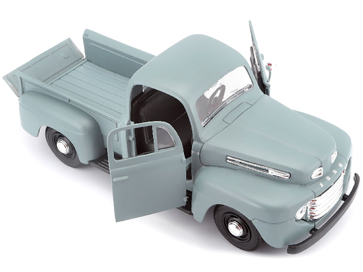 1948 Ford F-1 Pickup Truck Gray 1/25 Diecast Model by Maisto-2