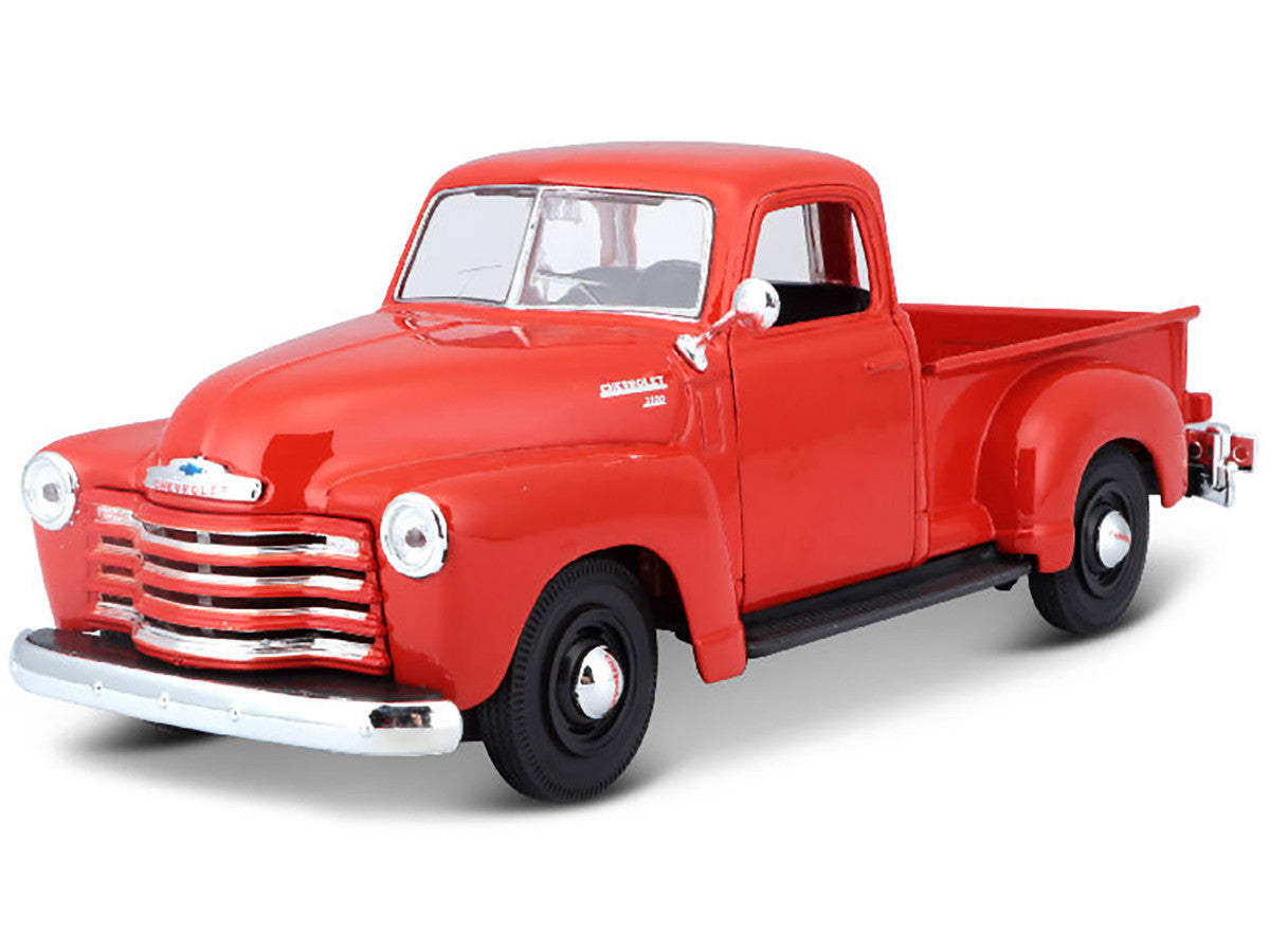 1950 Chevrolet 3100 Pickup Truck Omaha Orange 1/25 Diecast  Model Car by Maisto-0