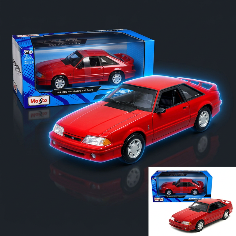 Maisto 1:24 1993 Ford Mustang SVT Cobra Red