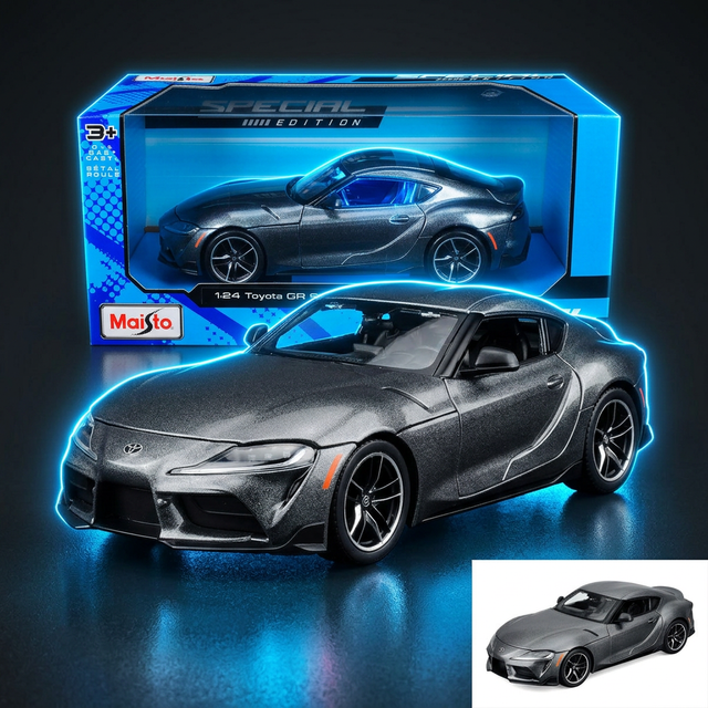 Maisto 1:24 Toyota GR Supra Gray Metallic
