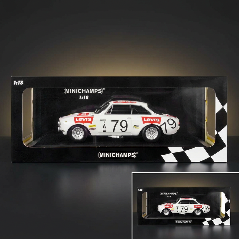 Minichamps 1:18 Alfa Romeo 1300 GTA #79 – Levi's, 24 Hours of Spa