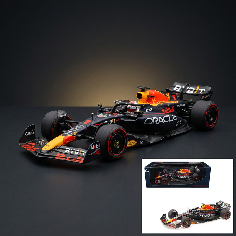 Minichamps 1:18 Red Bull RB19 #1 - Verstappen, 2023 Qatar Sprint 2nd Place