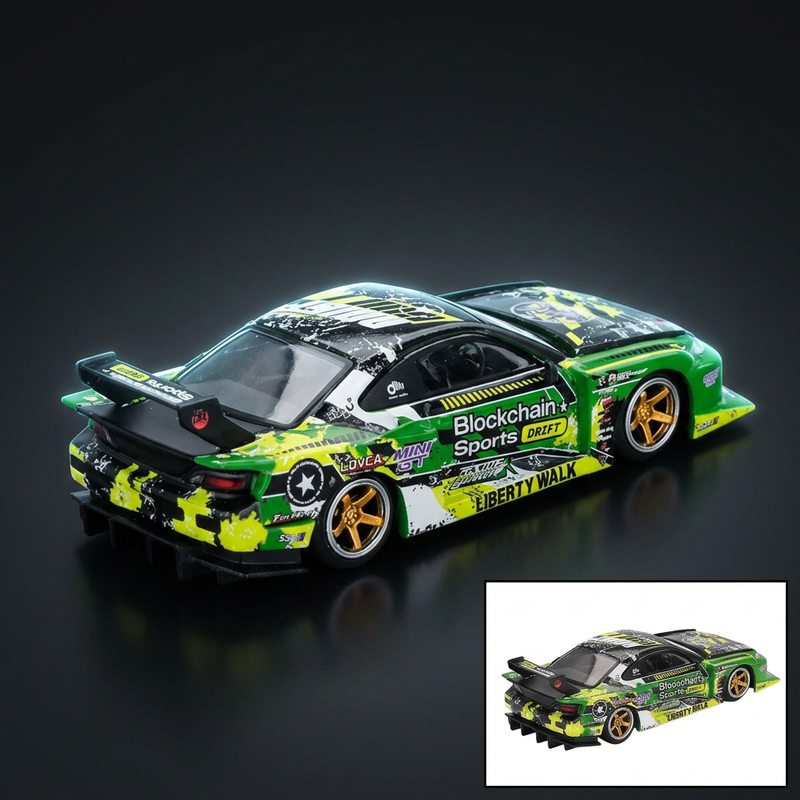 Mini GT 1:64 Nissan LB-Super Silhouette S15 Silvia #555 Yukio Fausto FDJ (2024)