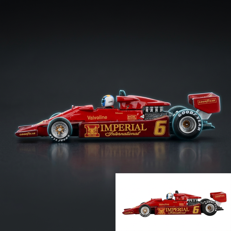 Mini GT 1:64 Lotus 78 #6 Gunnar Nilsson John Player Team Lotus F1 Japanese GP (1977)