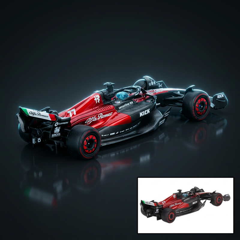 Mini GT 1:64 Alfa Romeo C43 #77 Valtteri Bottas Australian GP (2023)