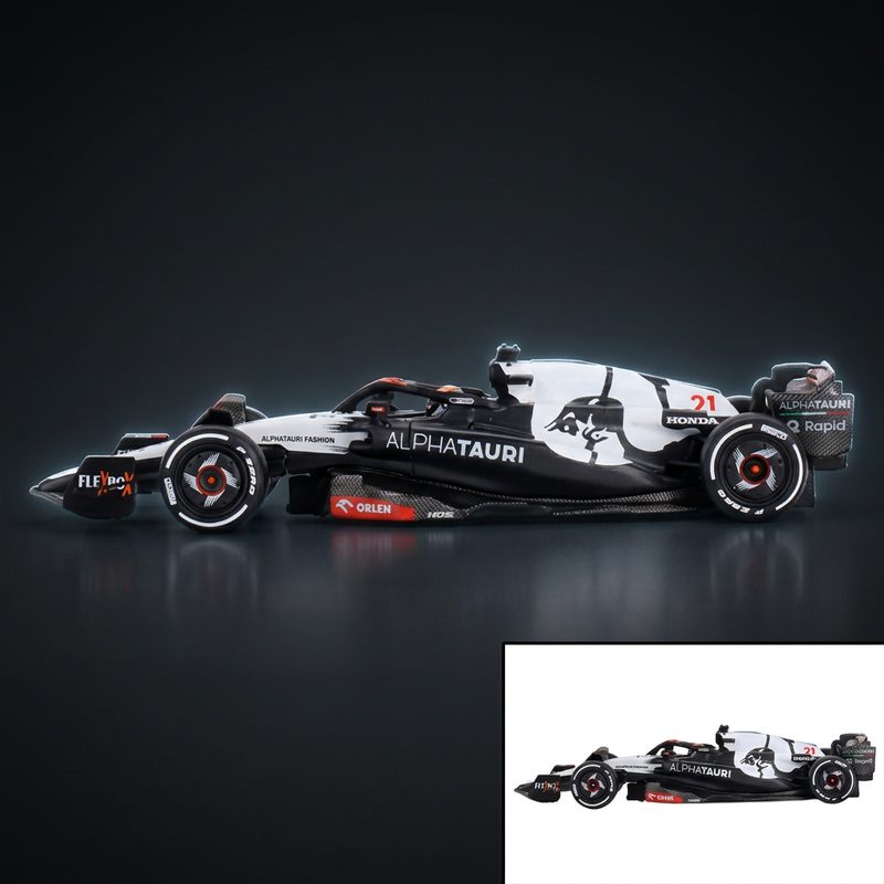 Mini GT 1:64 AlphaTauri AT04 #21 Nyck de Vries Australian GP (2023)