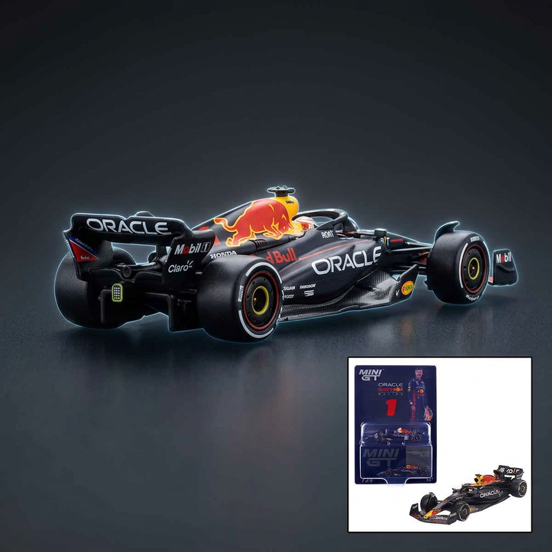 Mini GT 1:64 Red Bull RB19 #1 Verstappen Bahrain GP 2023