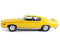 1969 Pontiac GTO Judge Yellow 1/18 Diecast Model Car by Motormax-0