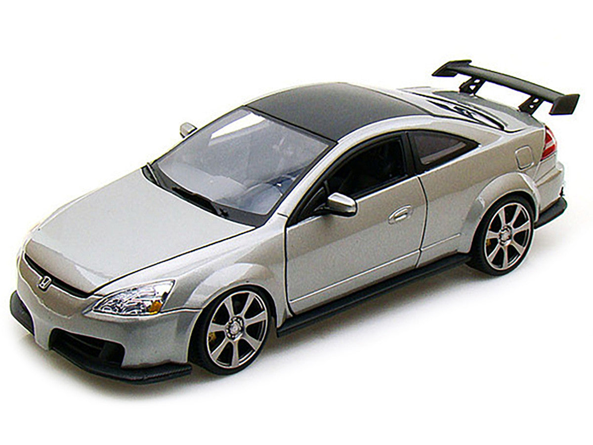 2003 Honda Accord Gray Metallic 1/18 Diecast Model Car by Motormax-1