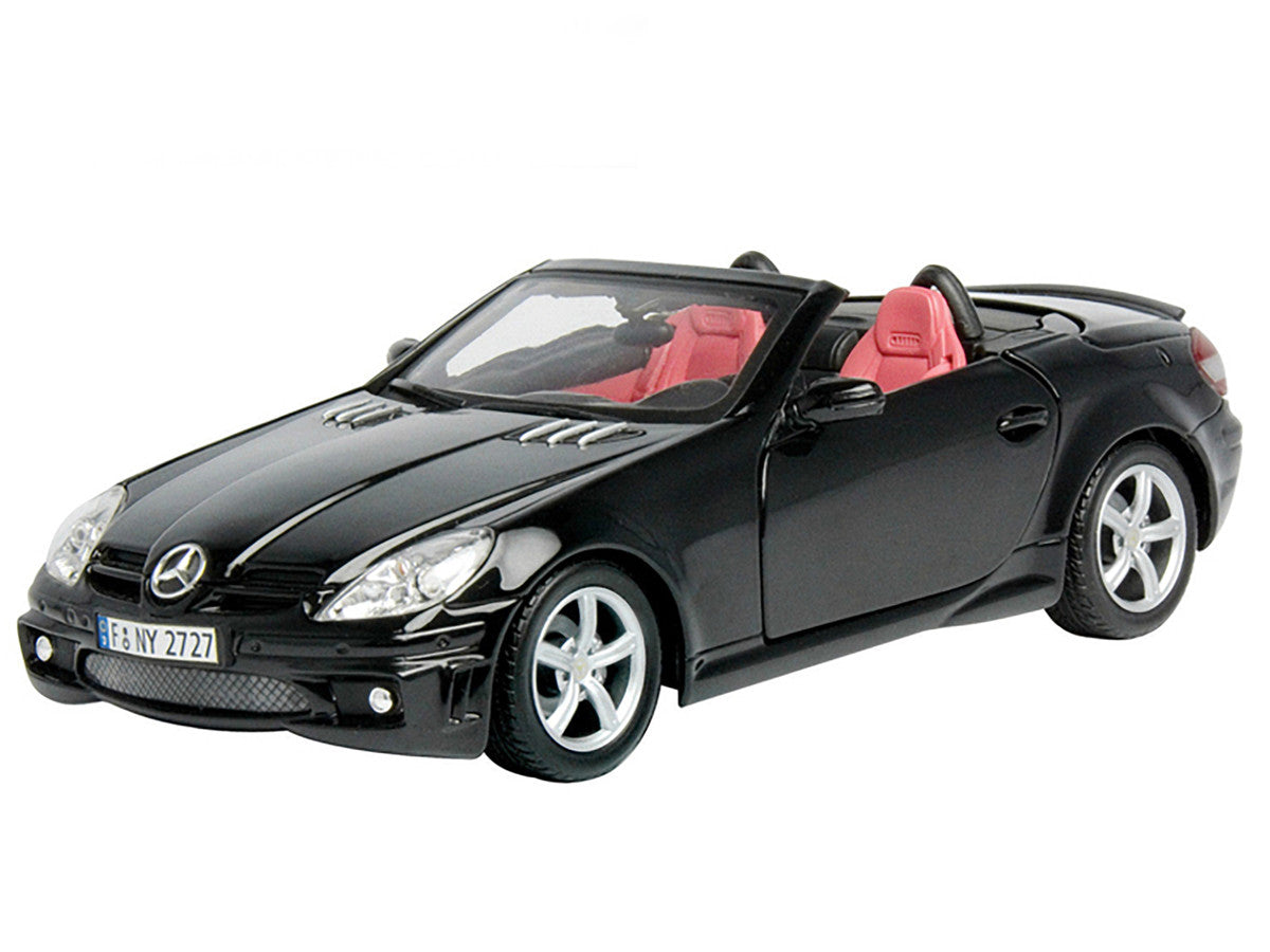 2005 Mercedes SLK55 AMG Black 1/18 Diecast Model Car by Motormax-1