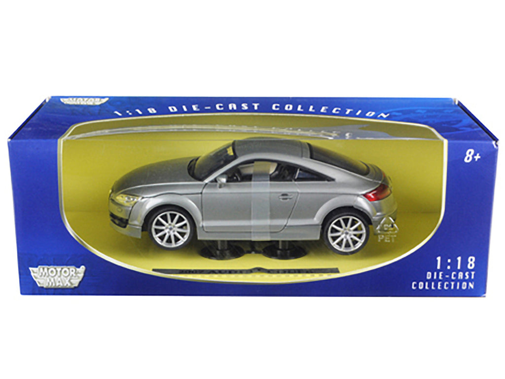 2007 Audi TT Coupe Grey 1/18 Diecast Car Model by Motormax-2