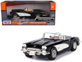 1959 Chevrolet Corvette Black 1/24 Diecast Model Car by Motormax-0