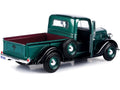 1937 Ford Pickup Truck Green and Black 1/24 Diecast Model Car by Motormax-0