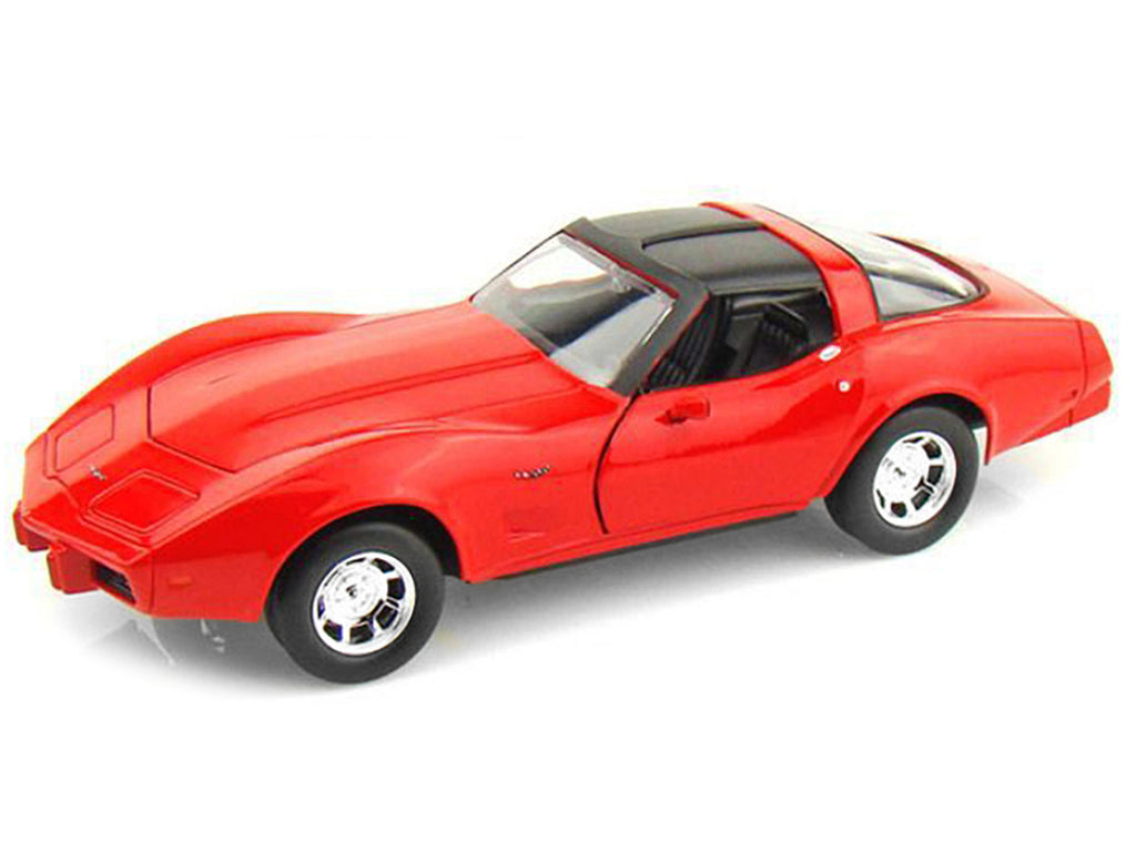 1979 Chevrolet Corvette Red 1/24 Diecast Model Car by Motormax-1