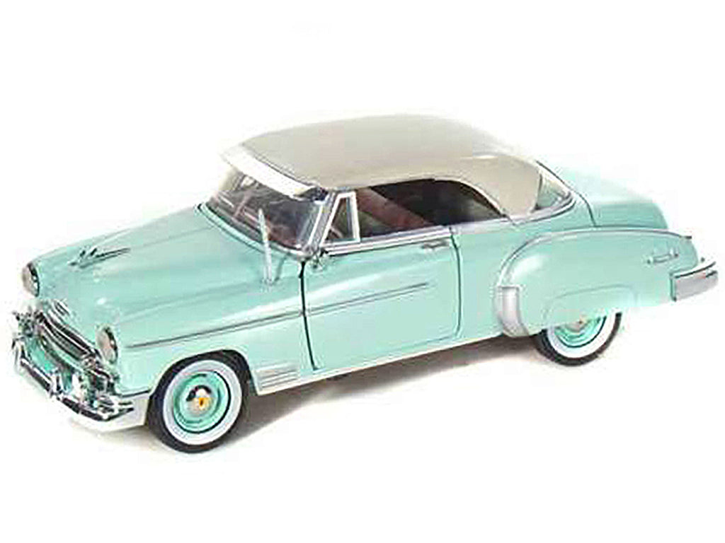 1950 Chevrolet Bel Air Green with Cream Top 1/24 Diecast Model Car by Motormax-1
