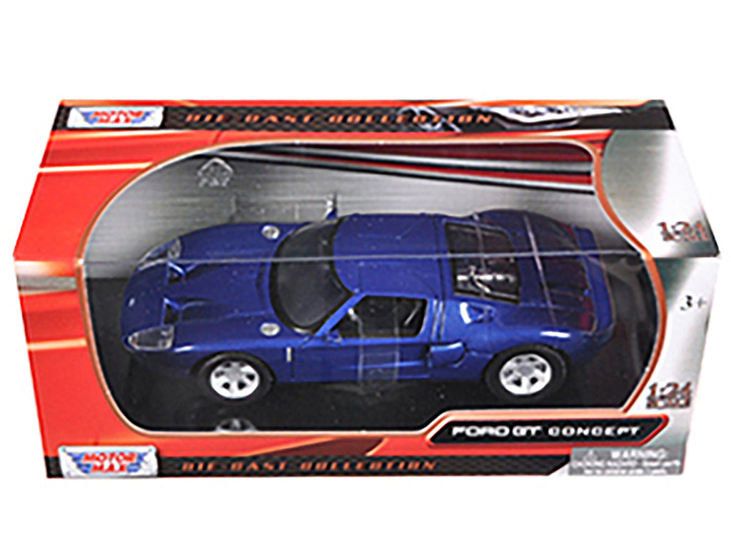 Ford GT Blue 1/24 Diecast Car Model by Motormax-2