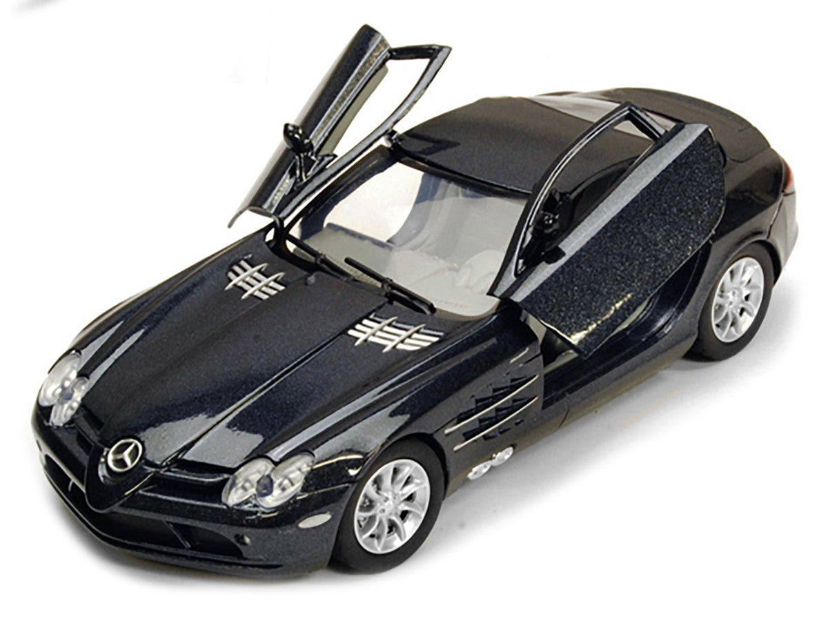 Mercedes Mclaren SLR Metallic Black 1/24 Diecast Model Car by Motormax-1
