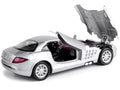 Mercedes McLaren SLR Silver 1/24 Diecast Model Car by Motormax-0