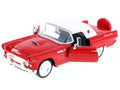 1956 Ford Thunderbird Red 1/24 Diecast Car Model by Motormax-0