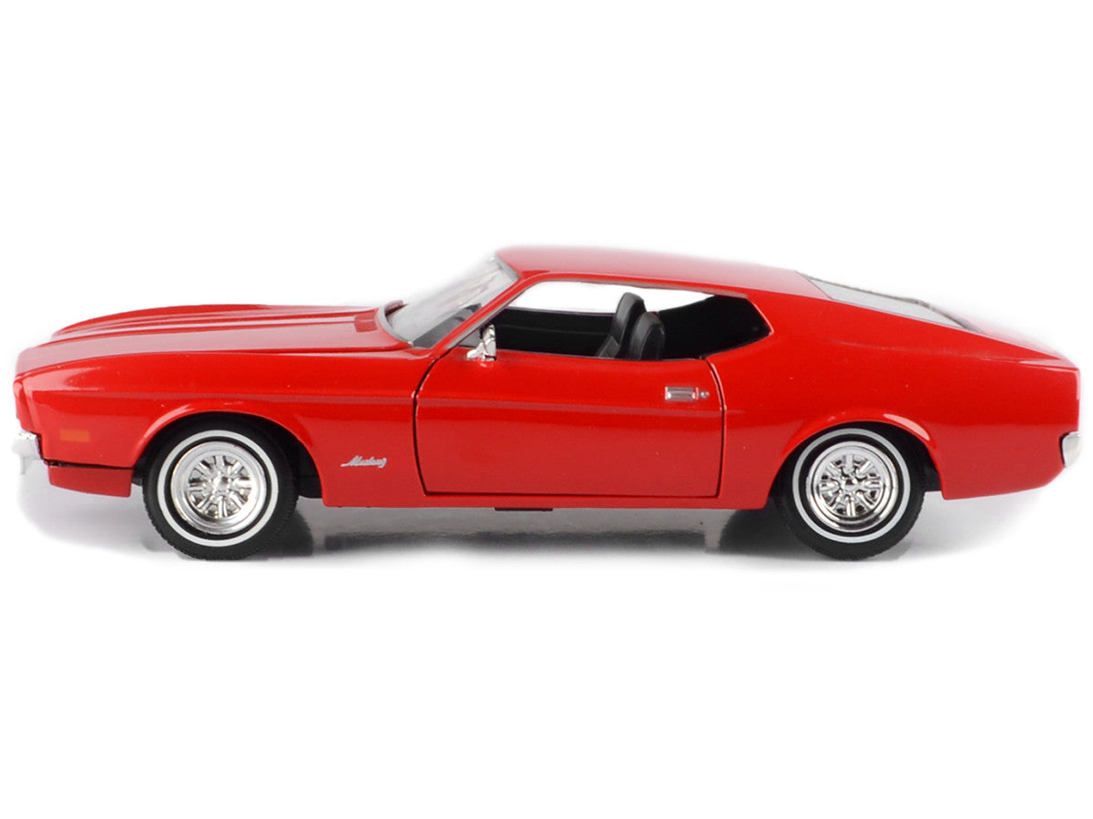 1971 Ford Mustang Sportsroof Red 1/24 Diecast Model Car by Motormax-2