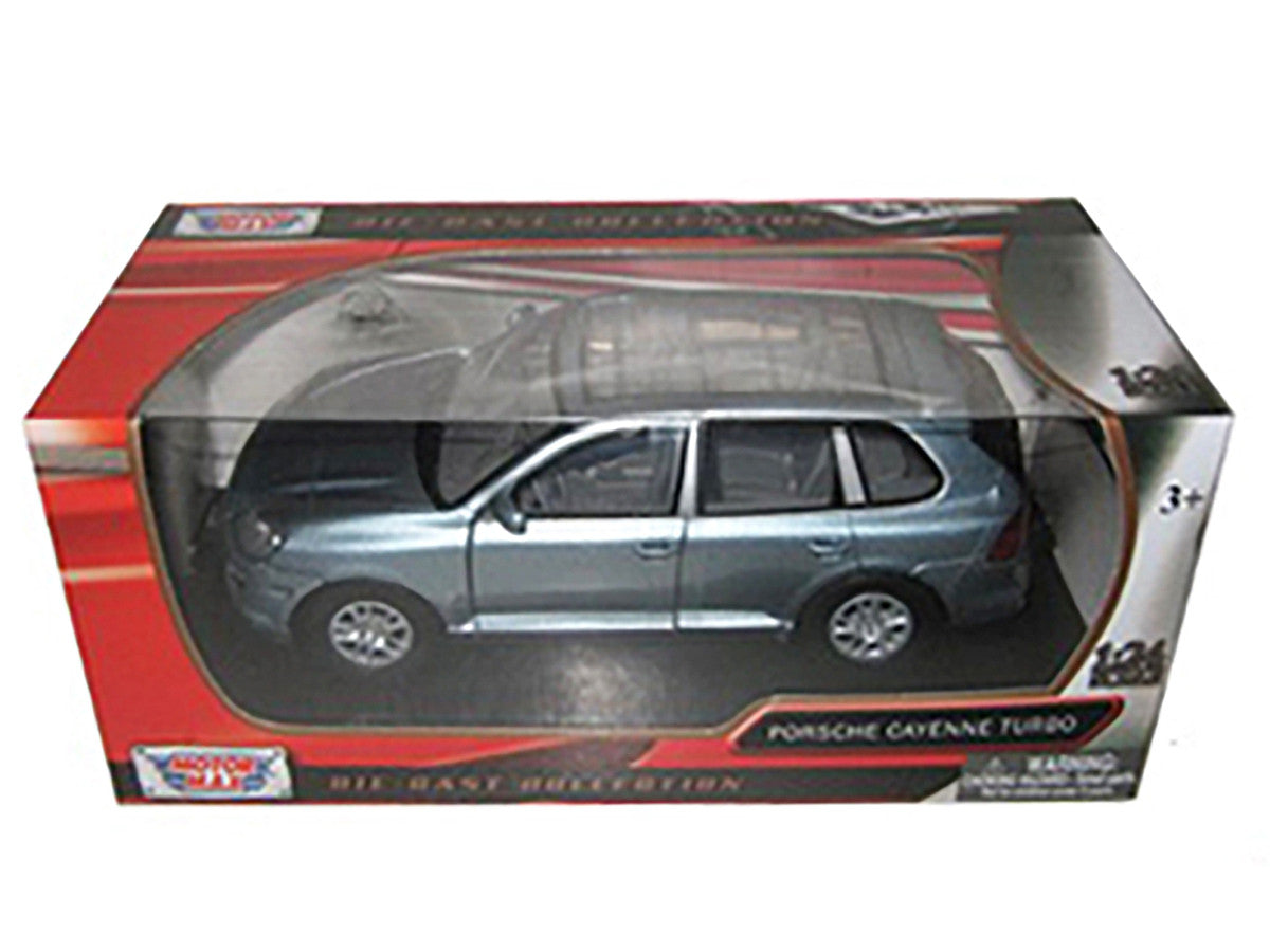 Porsche Cayenne Turbo Grey 1/24 Diecast Car Model by Motormax-2