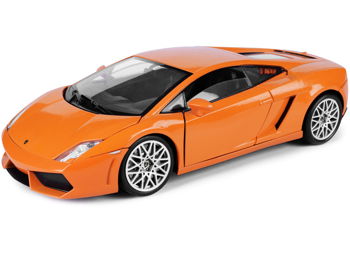 Lamborghini LP 560-4 Orange 1/18 Diecast Car Model by Motormax-1