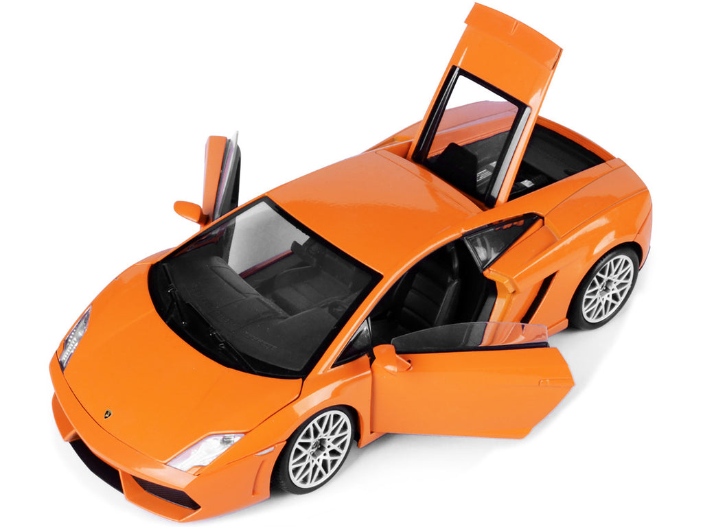 Lamborghini LP 560-4 Orange 1/18 Diecast Car Model by Motormax-2