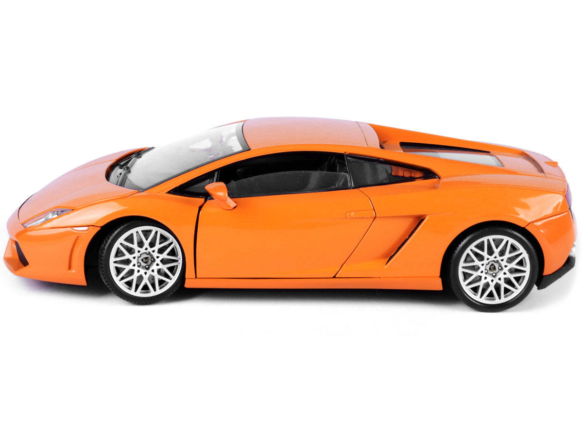 Lamborghini LP 560-4 Orange 1/18 Diecast Car Model by Motormax-3