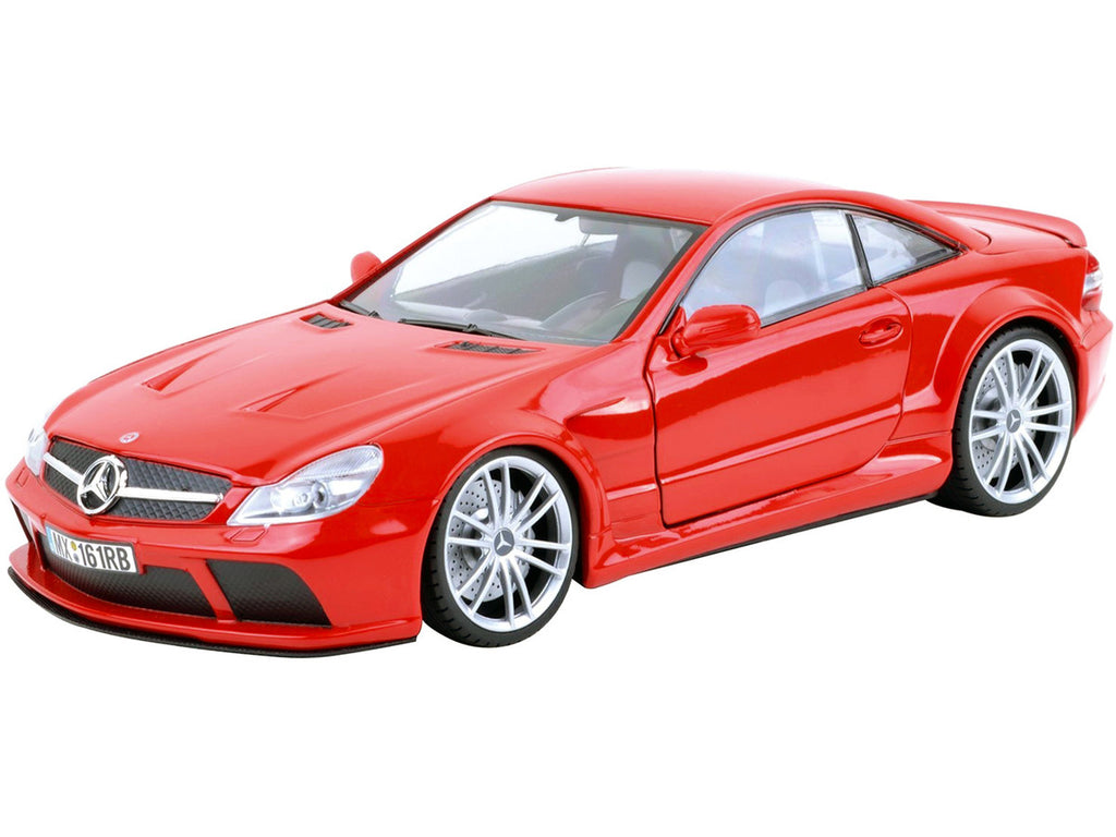 Mercedes SL65 AMG Black Series (R230) Red 1/18 Diecast Model Car by Motormax-1