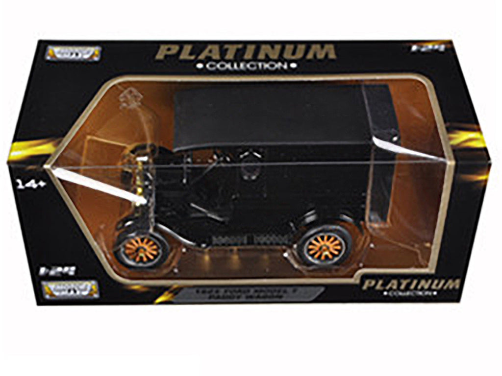 1925 Ford Model T Paddy Wagon Black 1/24 Diecast Model Car by Motormax-2