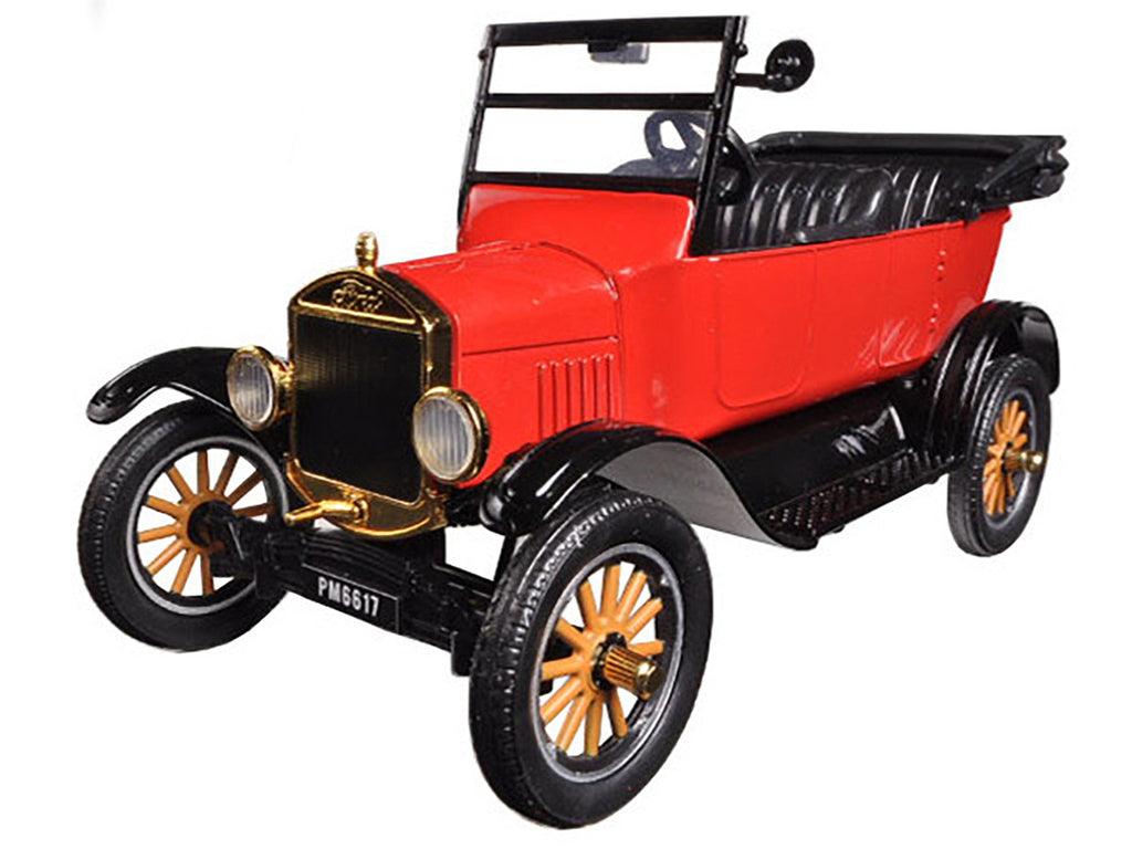 1925 Ford Model T Touring Red 1/24 Diecast Model Car by Motormax-1