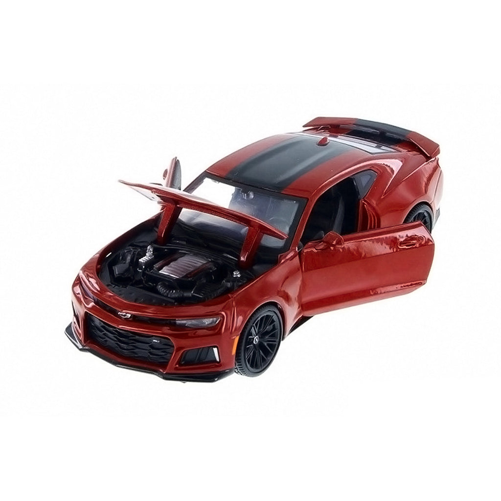 2017 Chevrolet Camaro ZL1 Burgundy 1/24 Diecast Car Model by Motormax-2