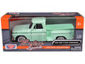 1966 GMC C1000 Fenderside Pickup Truck Light Green "Timeless Legends" Series 1/24 Diecast Model Car by Motormax-0