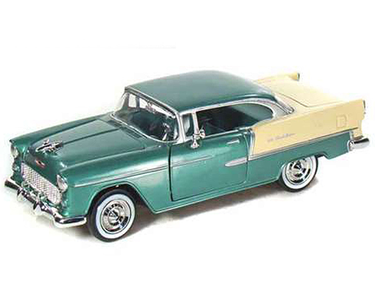 1955 Chevrolet Bel Air Green 1/24 Diecast Model Car by Motormax-1