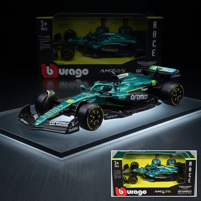Bburago 1:43 Aston Martin AMR25 #18 Stroll – 2025