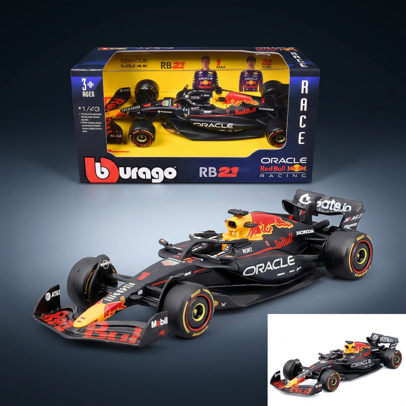 Bburago 1:43 Red Bull RB21 #1 Verstappen – 2025