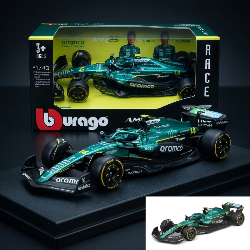 Bburago 1:43 Aston Martin AMR25 #14 Alonso – 2025