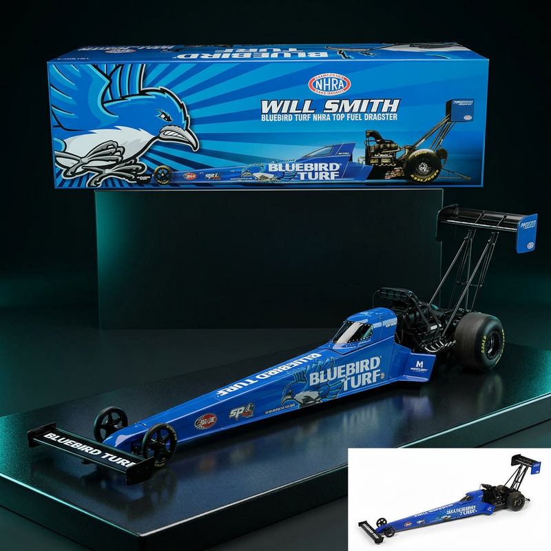 Auto World 1:24 Will Smith #TF200 Bluebird Dragster – 2026