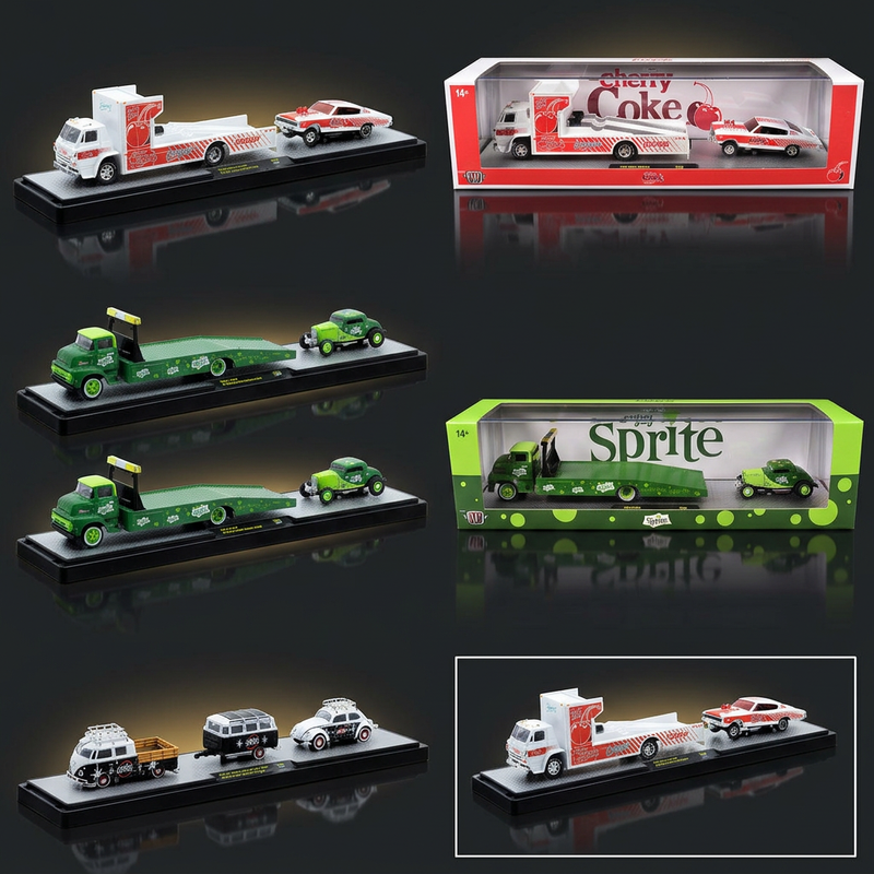 M2 Machines 1:64 Auto Haulers Soda 3-Piece Set – Release 36