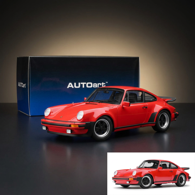 AUTOart 1:18 Porsche 911 Turbo 3.0 (930) – Guards Red