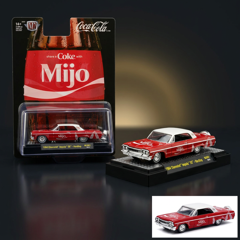 M2 Machines 1:64 1964 Chevrolet Impala SS Lowrider – Coca-Cola
