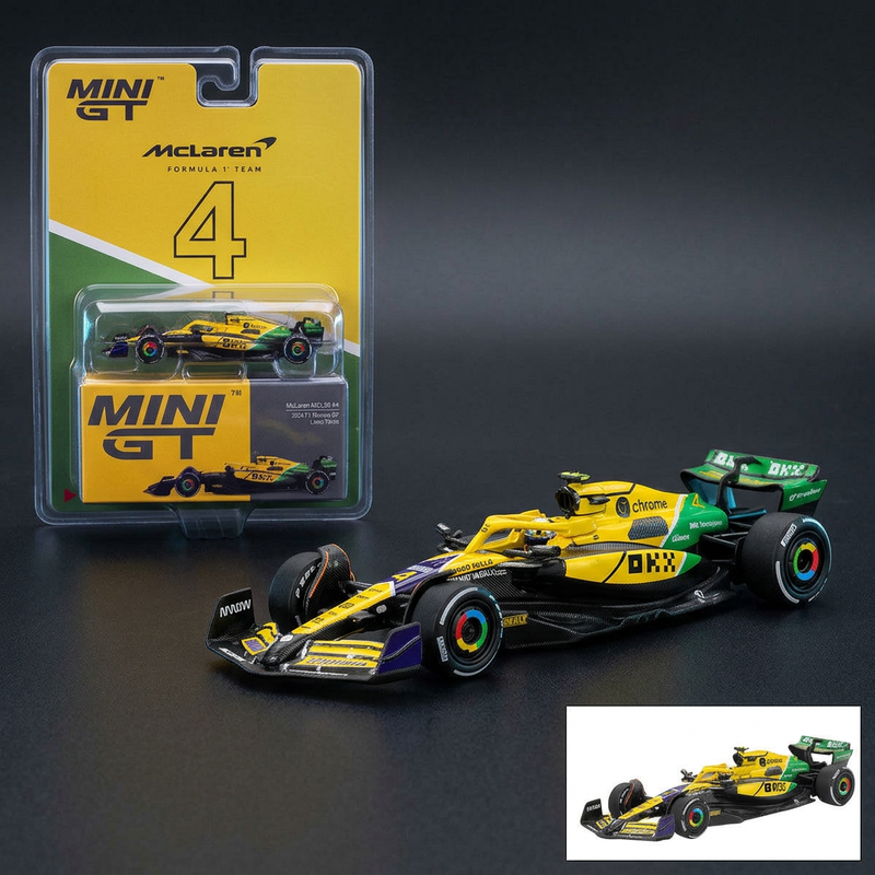 MINI GT 1:64 McLaren MCL38 #4 Norris – Monaco GP 2024