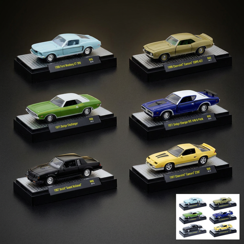 M2 Machines 1:64 Auto Meets 6-Car Set – Release 95
