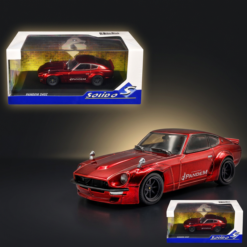 Datsun Pandem 240Z Red Metallic 1/43 Diecast Model Car by Solido