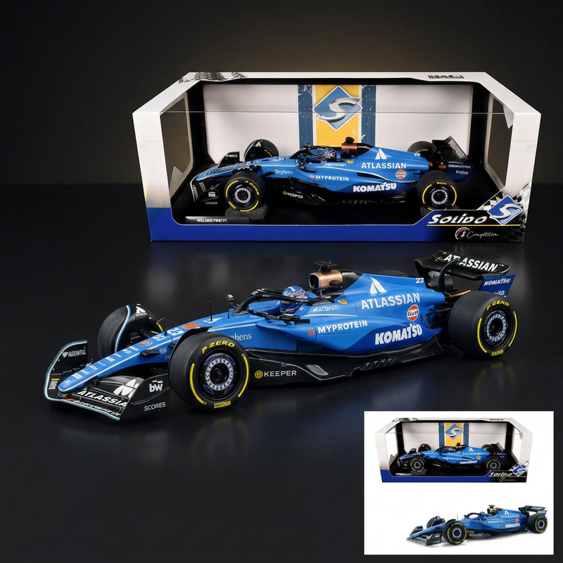 Williams FW47 #23 Alex Albon "Atlassian" Formula One F1 "Australian GP" (2025) "Competition" Series 1/18 Diecast Model Car by Solido