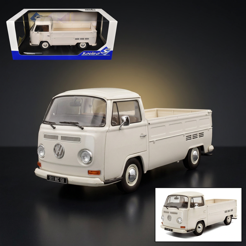 1968 Volkswagen T2 Pickup Truck Beige 1/18 Diecast Model Car by Solido